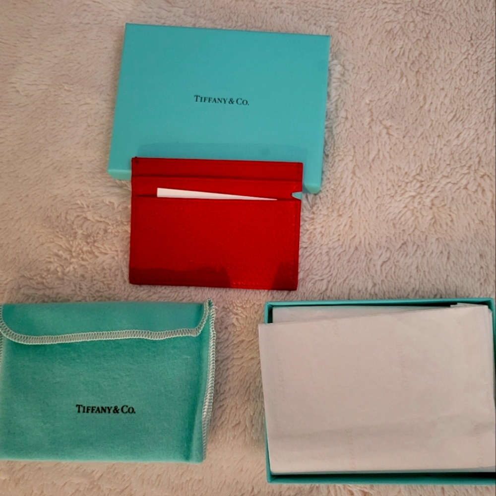 Tiffany & Co Red Card Holder